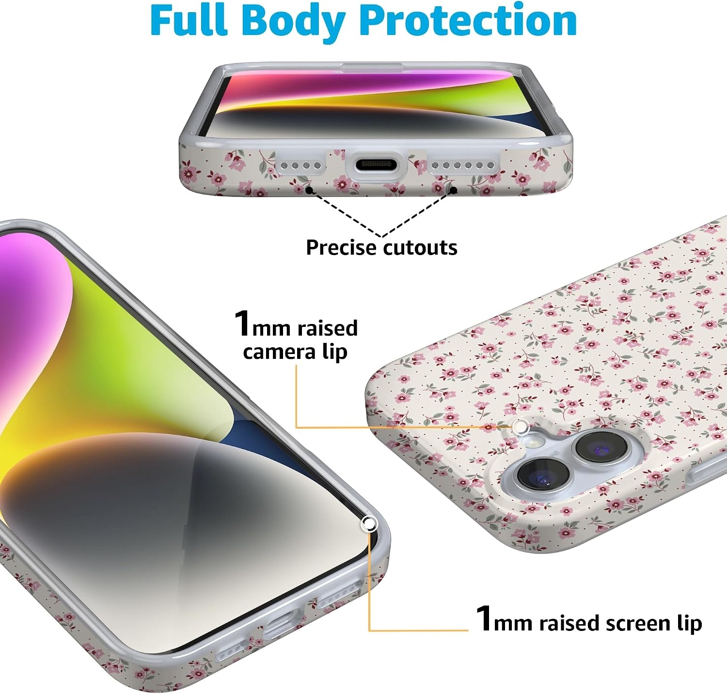 image:imageCasely iPhone 16 Case  Cottage Charm  Cottagecore  Compatible with MagSafe  Classic Ultra Slim Design