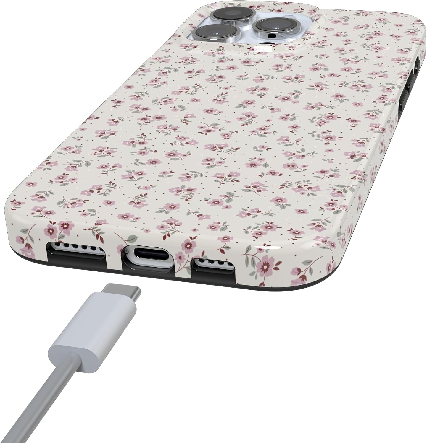 image:imageCasely iPhone 16 Pro Max Case  Cottage Charm  Cottagecore  Compatible with MagSafe  Classic Ultra Slim Design