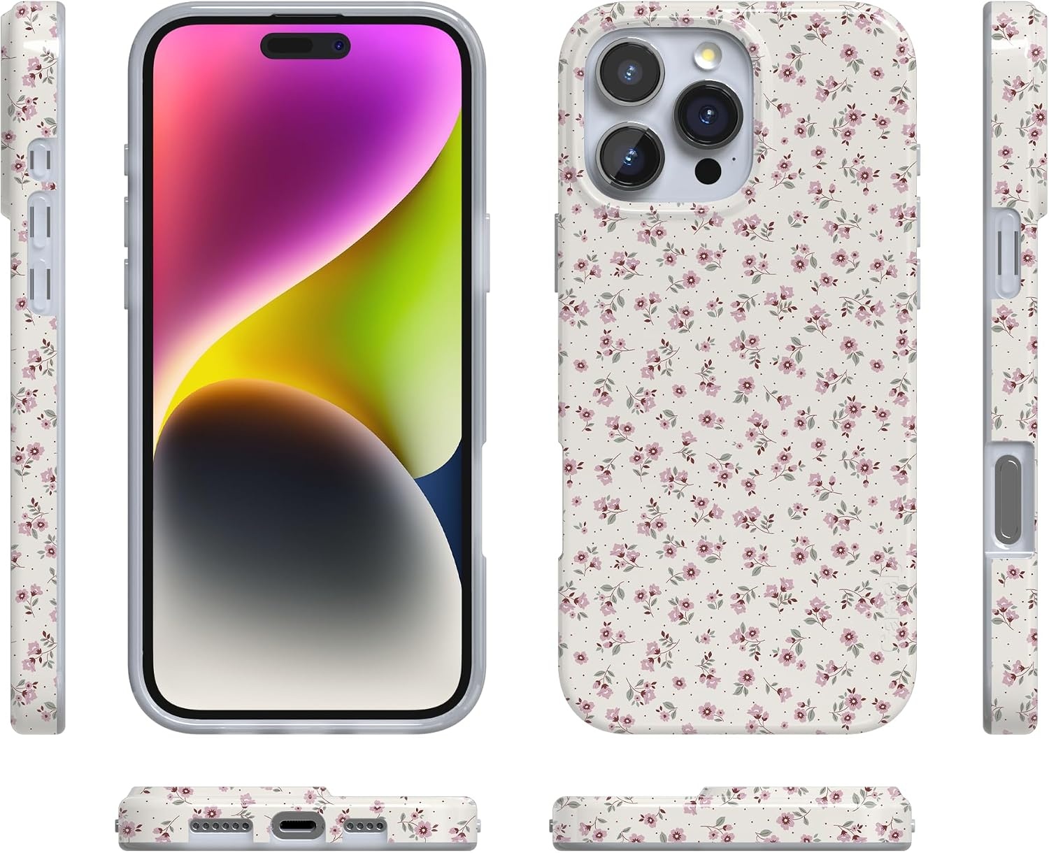 image:imageCasely iPhone 16 Pro Max Case  Cottage Charm  Cottagecore  Compatible with MagSafe  Classic Ultra Slim Design