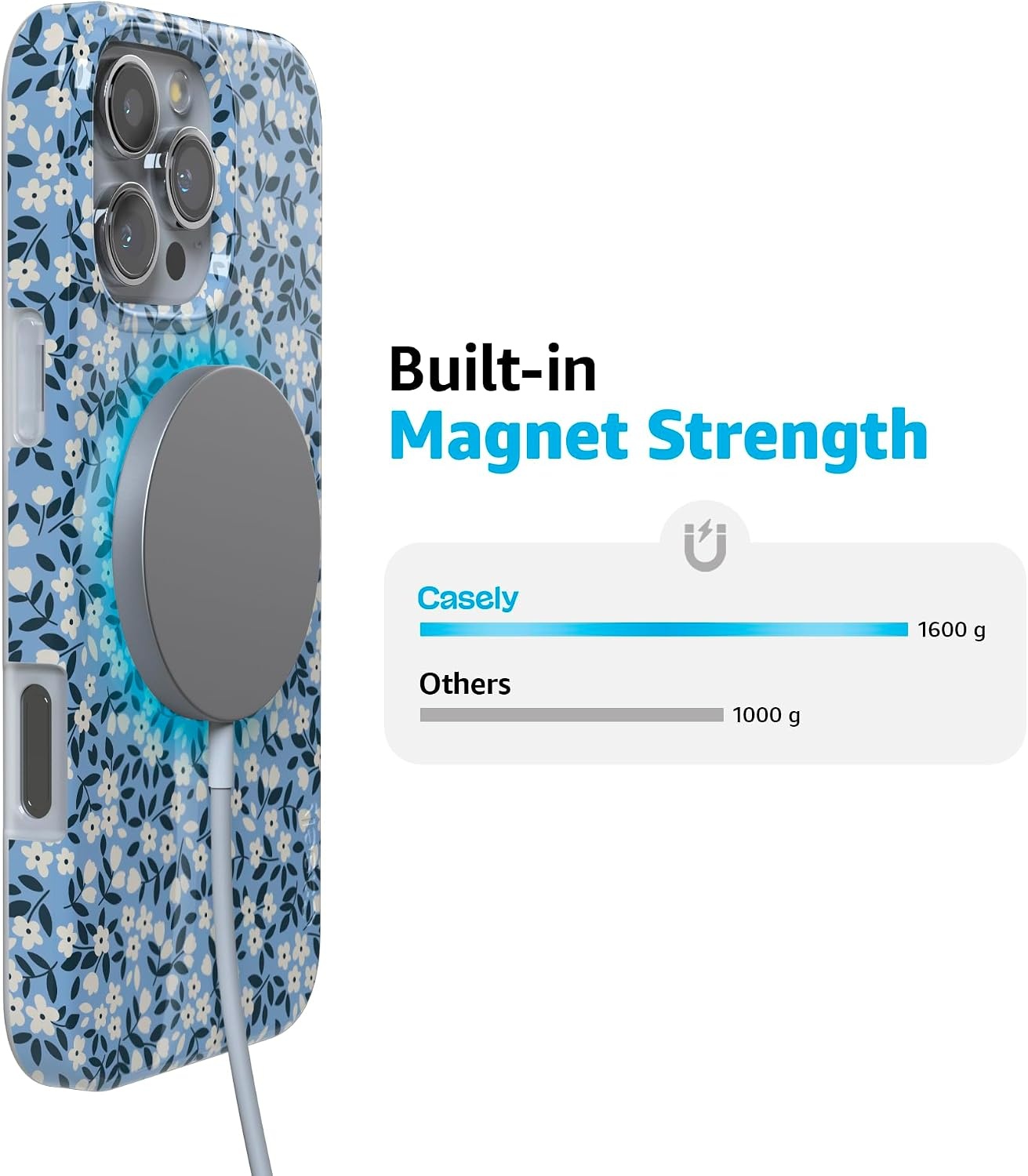 image:imageCasely iPhone 16 Pro Max Case  Picking Daisies  Cottagecore  Compatible with MagSafe  Classic Ultra Slim Design