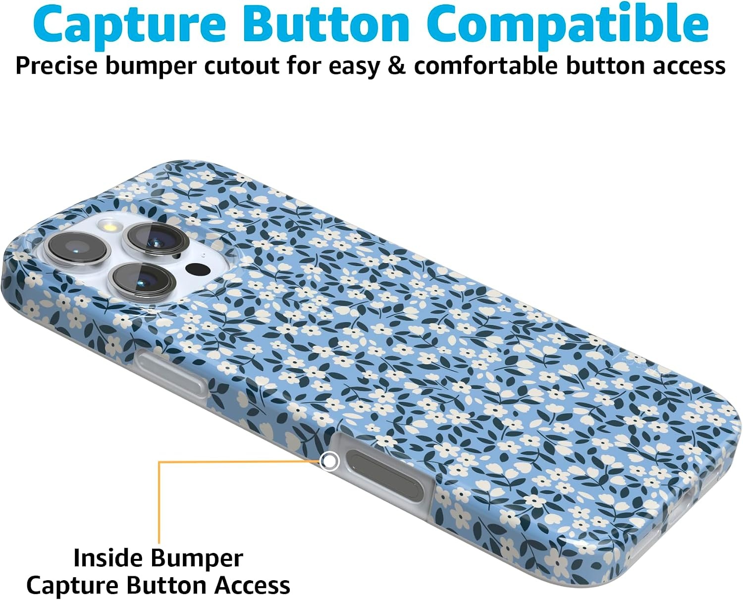 image:imageCasely iPhone 16 Pro Max Case  Picking Daisies  Cottagecore  Compatible with MagSafe  Classic Ultra Slim Design