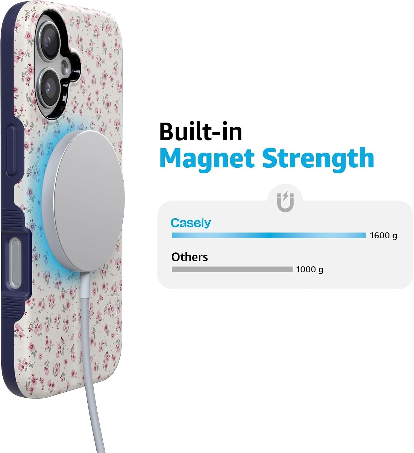 image:imageCasely iPhone 17 Case  Cottage Charm  Cottagecore  Bold Protective Design  Compatible with MagSafe