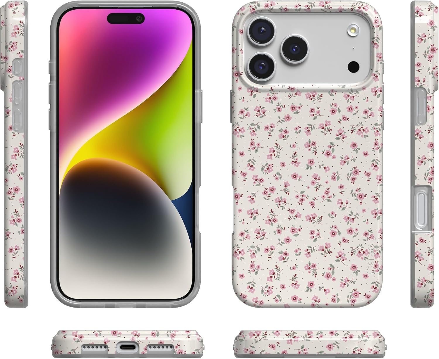 image:imageCasely iPhone 17 Pro Max Case  Cottage Charm  Cottagecore  Compatible with MagSafe  Classic Ultra Slim Design