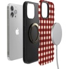 image:imageCasely iPhone 13 Pro Max Case  Checked Twice  Red Plaid  Bold Protective Design  MagSafe Compatible Design