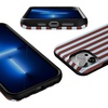 image:imageCasely iPhone 13 Pro Max Case  Chocolate Blue Stripes  Sunday in Brooklyn  Bold Protective Design  Compatible with MagSafe