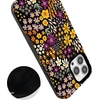 image:imageCasely iPhone 13 Pro Max Case  Falling for You  Plum Floral  Bold Protective Design  Compatible with MagSafe