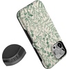 image:imageCasely iPhone 13 Pro Max Case  Green Floral  Sage Garden  Bold Protective Design  Compatible with MagSafe