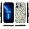 image:imageCasely iPhone 13 Pro Max Case  Green Floral  Sage Garden  Bold Protective Design  Compatible with MagSafe