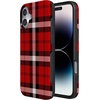 image:imageCasely iPhone 16 Case  As if  Red Plaid  Bold Protective Design  MagSafe Compatible Design