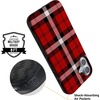 image:imageCasely iPhone 16 Case  As if  Red Plaid  Bold Protective Design  MagSafe Compatible Design
