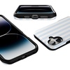 image:imageCasely iPhone 16 Case  Blue Stripes  Sunday Best  Bold Protective Design  Compatible with MagSafe