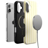 image:imageCasely iPhone 16 Case  Butter Yellow Stripes  Sunday Best  Bold Protective Design  Compatible with MagSafe