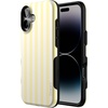 image:imageCasely iPhone 16 Case  Butter Yellow Stripes  Sunday Best  Bold Protective Design  Compatible with MagSafe