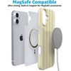 image:imageCasely iPhone 16 Case  Butter Yellow Stripes  Sunday Best  Compatible with MagSafe  Classic Ultra Slim Design