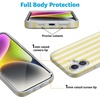 image:imageCasely iPhone 16 Case  Butter Yellow Stripes  Sunday Best  Compatible with MagSafe  Classic Ultra Slim Design