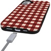 image:imageCasely iPhone 16 Case  Checked Twice  Red Plaid  Bold Protective Design  MagSafe Compatible Design