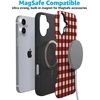 image:imageCasely iPhone 16 Case  Checked Twice  Red Plaid  Bold Protective Design  MagSafe Compatible Design