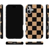 image:imageCasely iPhone 16 Case  Fit Check  Black amp Brown Checkerboard  Bold Protective Design  MagSafe Compatible Design