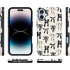 image:imageCasely iPhone 16 Case  Goth Girlie  Black Bows  Bold Protective Design  Compatible with MagSafe