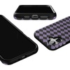 image:imageCasely iPhone 16 Case  Harlequin Midnight Diamond  Black and Purple  Bold Protective Design  MagSafe Compatible Design