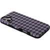 image:imageCasely iPhone 16 Case  Harlequin Midnight Diamond  Black and Purple  Bold Protective Design  MagSafe Compatible Design