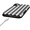 image:imageCasely iPhone 16 Case  Harlequin Salem Diamond  Black and White  Bold Protective Design  MagSafe Compatible Design