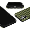 image:imageCasely iPhone 16 Case  Harlequin Wicked Diamond  Black and Green  Bold Protective Design  MagSafe Compatible Design