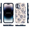 image:imageCasely iPhone 16 Case  Ink amp Iris  Vintage Floral  Bold Protective Design  Compatible with MagSafe