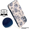 image:imageCasely iPhone 16 Case  Ink amp Iris  Vintage Floral  Bold Protective Design  Compatible with MagSafe
