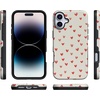 image:imageCasely iPhone 16 Case  Love Letters  Doodle Hearts  Bold Protective Design  MagSafe Compatible Design