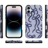 image:imageCasely iPhone 16 Case  Love Me Knot  Blue Bow  Bold Protective Design  MagSafe Compatible Design