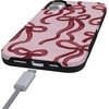 image:imageCasely iPhone 16 Case  Love Me Knot  Mauve Bow  Bold Protective Design  MagSafe Compatible Design