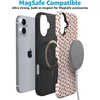 image:imageCasely iPhone 16 Case  Lovebug  Mauve Hearts  Bold Protective Design  MagSafe Compatible Design