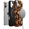image:imageCasely iPhone 16 Case  Maple Flowers  Floral Foliage  Bold Protective Design  MagSafe Compatible Design