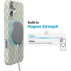 image:imageCasely iPhone 16 Case  Mint Lattice  Sunday Best  Compatible with MagSafe  Classic Ultra Slim Design