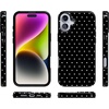 image:imageCasely iPhone 16 Case  On the Dot  Black Polka Dot  Compatible with MagSafe  Classic Ultra Slim Design