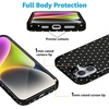 image:imageCasely iPhone 16 Case  On the Dot  Black Polka Dot  Compatible with MagSafe  Classic Ultra Slim Design