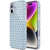 image:imageCasely iPhone 16 Case  On the Dot  Blue amp Brown Polka Dot  Compatible with MagSafe  Classic Ultra Slim Design