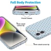 image:imageCasely iPhone 16 Case  On the Dot  Blue amp Brown Polka Dot  Compatible with MagSafe  Classic Ultra Slim Design