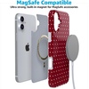 image:imageCasely iPhone 16 Case  On the Dot  Maroon Polka Dot  Compatible with MagSafe  Classic Ultra Slim Design