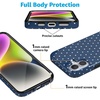 image:imageCasely iPhone 16 Case  On the Dot  Navy Polka Dot  Compatible with MagSafe  Classic Ultra Slim Design