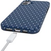 image:imageCasely iPhone 16 Case  On the Dot  Navy Polka Dot  Compatible with MagSafe  Classic Ultra Slim Design