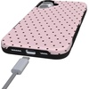 image:imageCasely iPhone 16 Case  On the Dot  Pink amp Brown Polka Dot  Bold Protective Design  Compatible with MagSafe