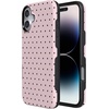 image:imageCasely iPhone 16 Case  On the Dot  Pink amp Brown Polka Dot  Bold Protective Design  Compatible with MagSafe