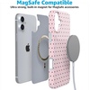 image:imageCasely iPhone 16 Case  On the Dot  Pink amp Brown Polka Dot  Compatible with MagSafe  Classic Ultra Slim Design