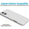 image:imageCasely iPhone 16 Case  On the Dot  White Polka Dot  Compatible with MagSafe  Classic Ultra Slim Design