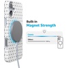 image:imageCasely iPhone 16 Case  On the Dot  White Polka Dot  Compatible with MagSafe  Classic Ultra Slim Design