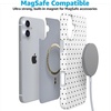 image:imageCasely iPhone 16 Case  On the Dot  White Polka Dot  Compatible with MagSafe  Classic Ultra Slim Design