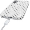 image:imageCasely iPhone 16 Case  On the Dot  White Polka Dot  Compatible with MagSafe  Classic Ultra Slim Design