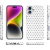 image:imageCasely iPhone 16 Case  On the Dot  White Polka Dot  Compatible with MagSafe  Classic Ultra Slim Design